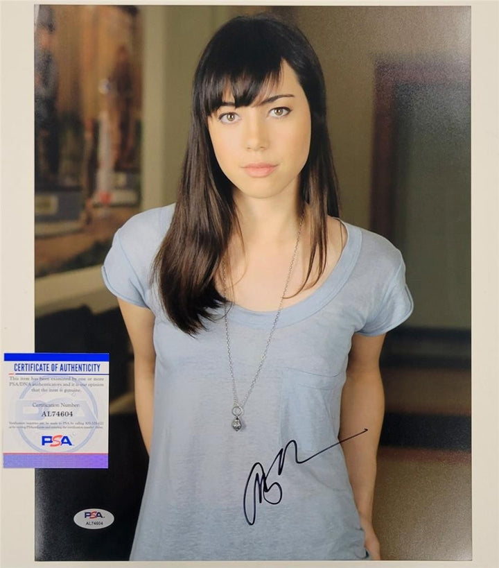Aubrey Plaza signed 11x14 photo actress autograph ~ PSA COA