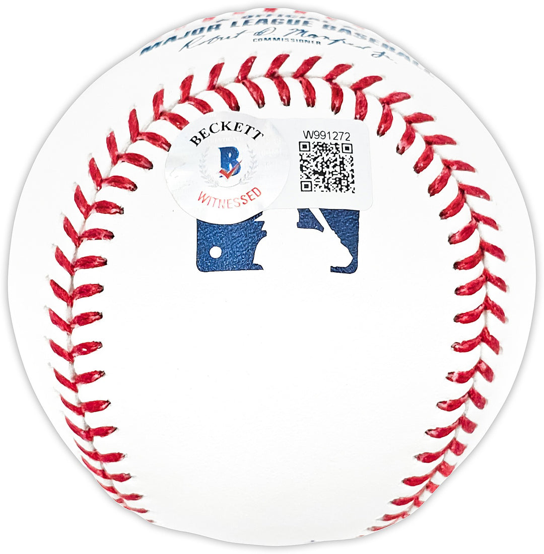 George Foster Signed Official MLB Baseball Reds "Big Red Machine" Beckett Wit