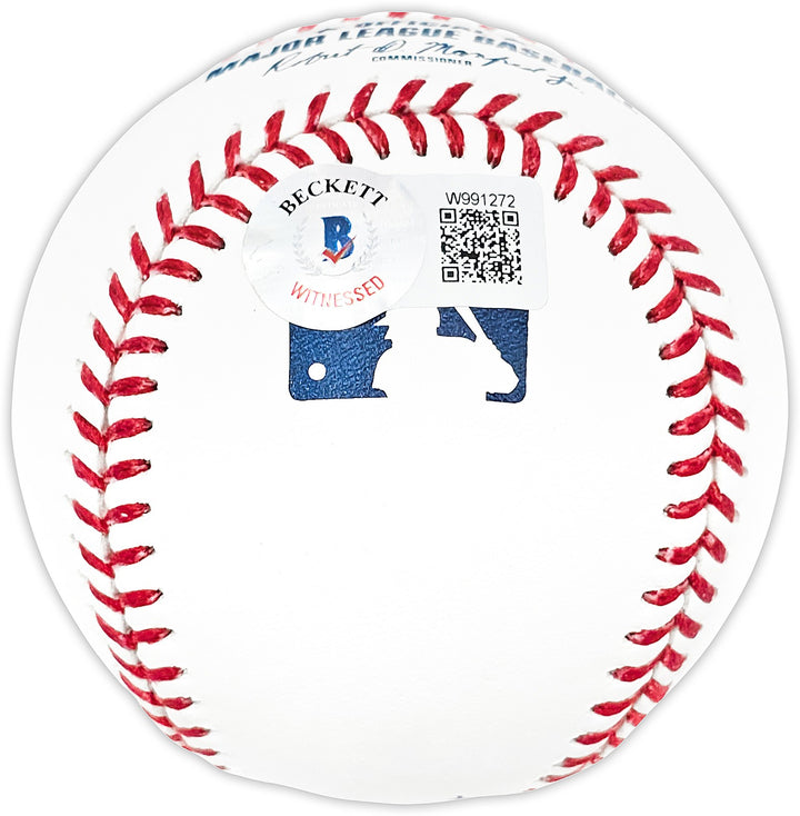 George Foster Signed Official MLB Baseball Reds "Big Red Machine" Beckett Wit