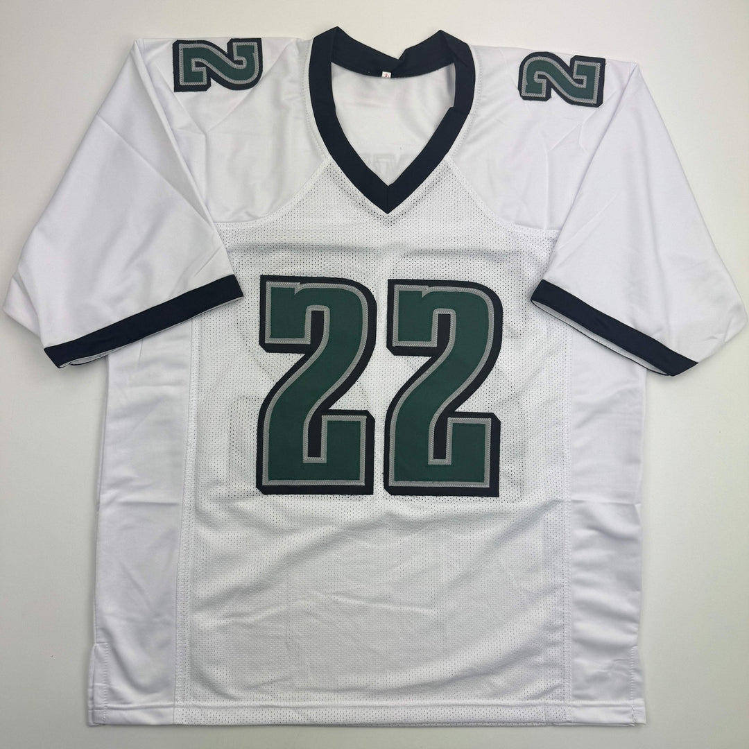 Autographed/Signed Asante Samuel Sr. "4x Pro Bowl" White Jersey JSA COA