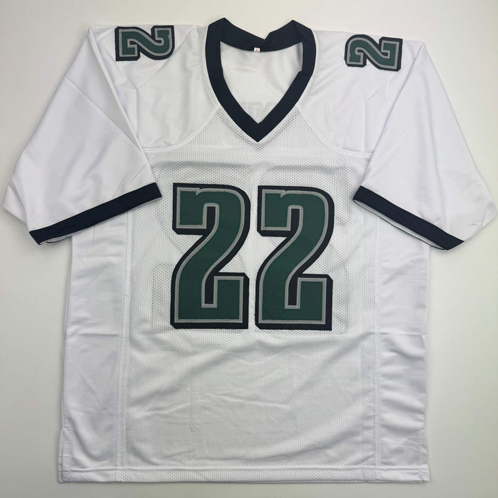 Autographed/Signed Asante Samuel Sr. "4x Pro Bowl" White Jersey JSA COA