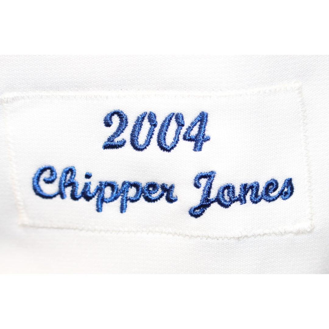 Chipper Jones Autographed Atlanta Braves M&N TB sz 48 Jersey HOF Fanatics 51839