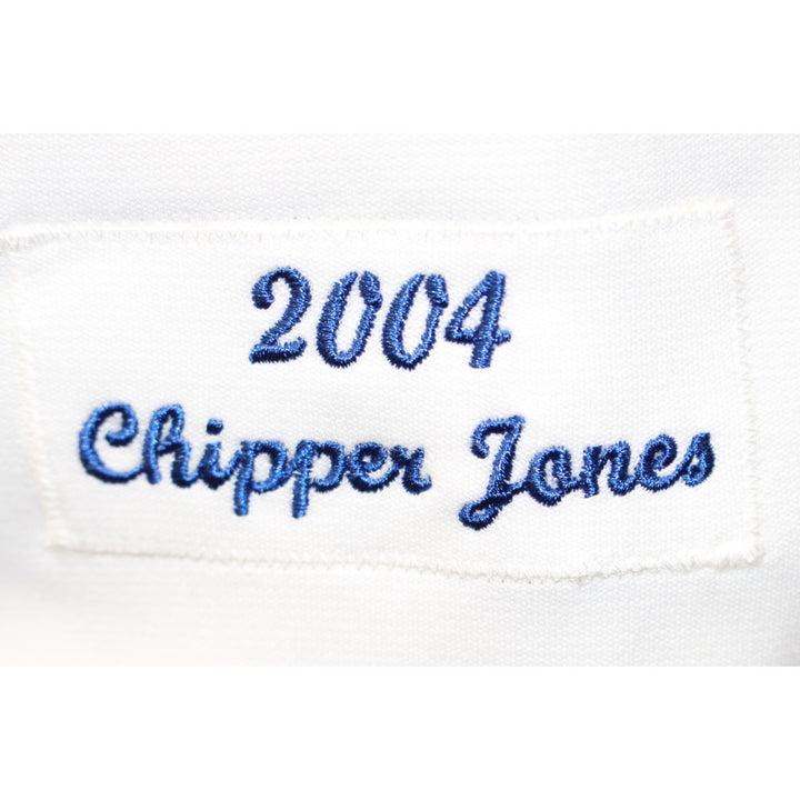 Chipper Jones Autographed Atlanta Braves M&N TB sz 48 Jersey HOF Fanatics 51839