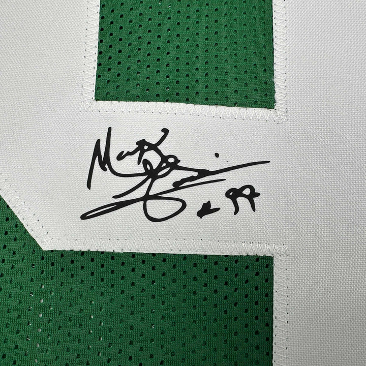 Facsimile Autographed Mark Gastineau New York Green Reprint Jersey Size Men's XL