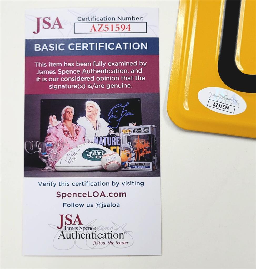 Keith Gordon signed "Arnie" Christine License Plate autograph ~ JSA
