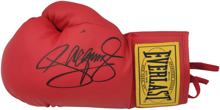 Manny Pacquiao Signed Red Everlast Vinyl Glove LH Beckett Witness