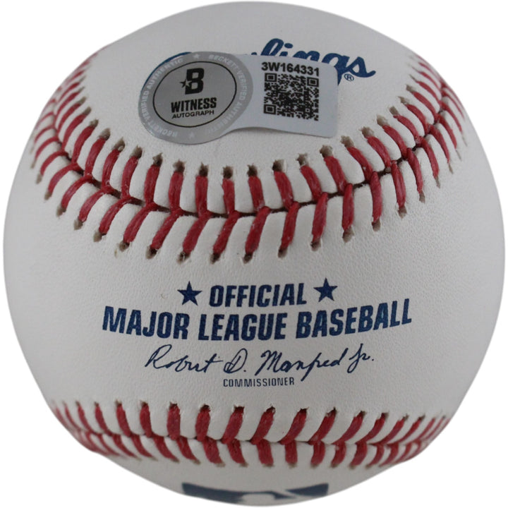 Trevor Hoffman Auographed/Signed San Diego Padres OML Baseball HOF Beckett 51576