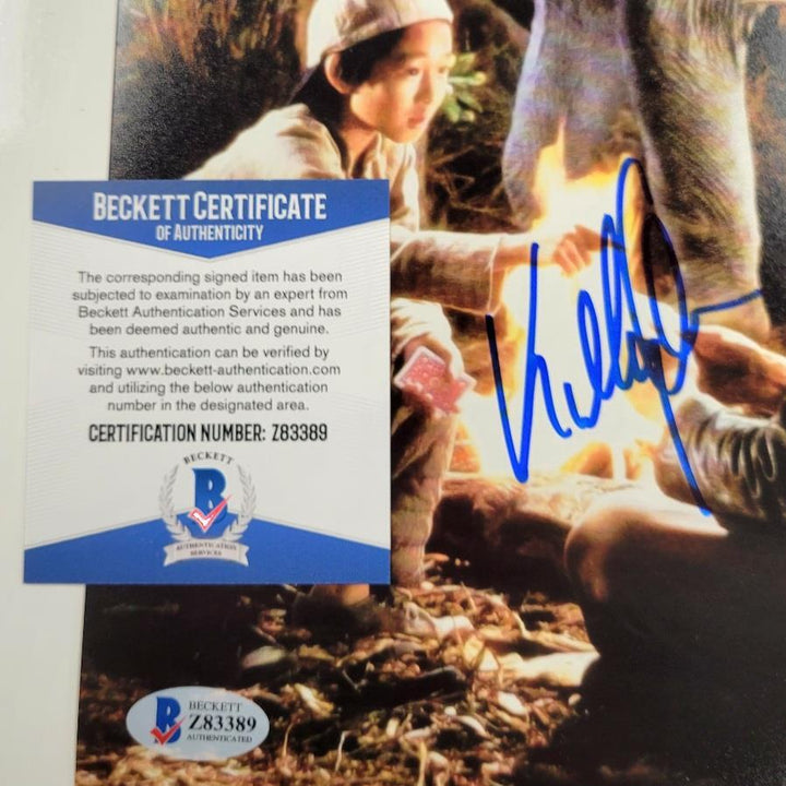 Jonathan Ke Quan signed Indiana Jones 8x10 photo autograph ~ Beckett BAS COA
