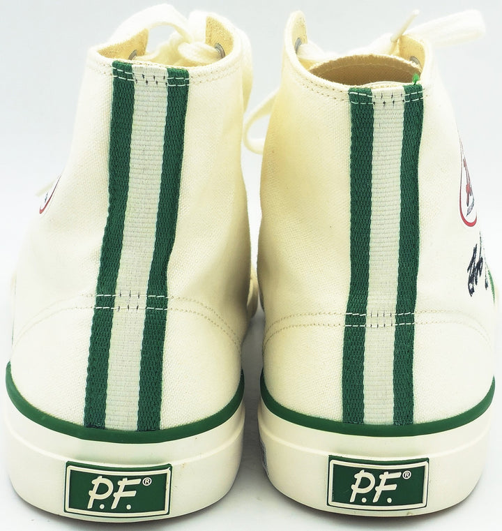Bob Cousy Auto White PF Flyers All-American HI Shoes Celtics Size 12 Beckett