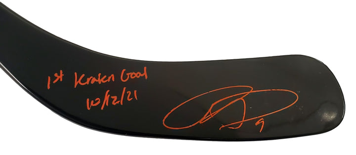 Ryan Donato Auto Inglasco 24 Mini Stick Kraken 1st Kraken Goal 10/12/21