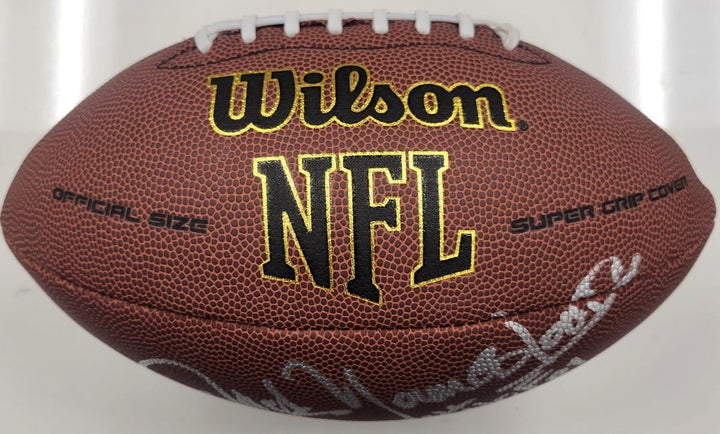 Jack Youngblood signed "Football HOF 01" Wilson Football Rams ~ Beckett BAS