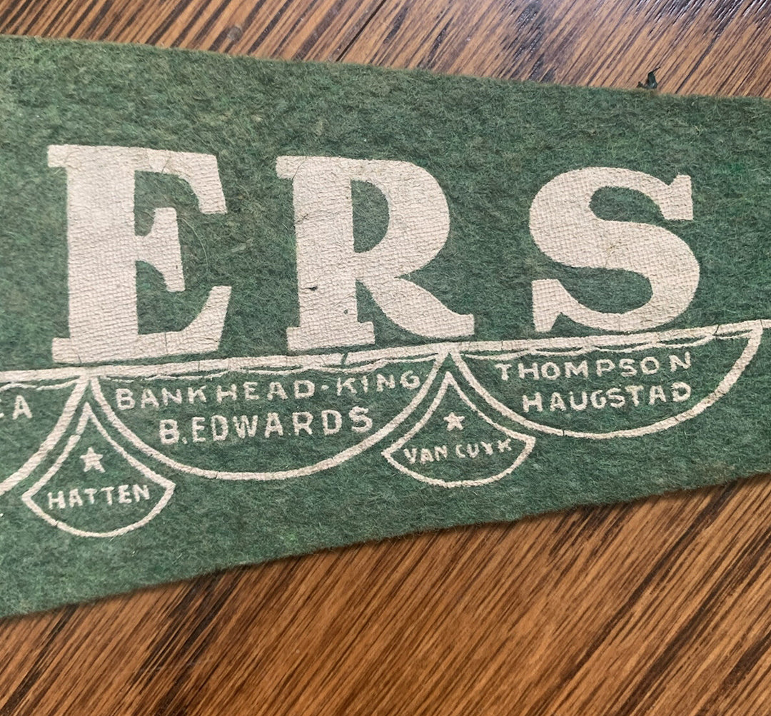 1951 Brooklyn Dodgers Team Name Vintage Pennant Baseball 8x26 Jackie Robinson