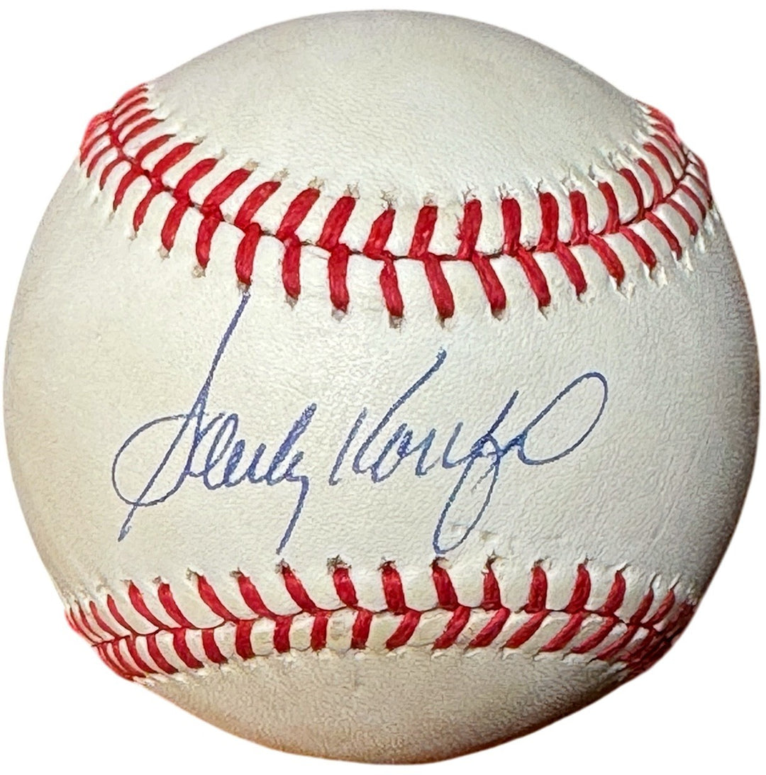 Sandy Koufax signed Rawlings OFC RONAL National League Baseball -Beckett/Dodgers
