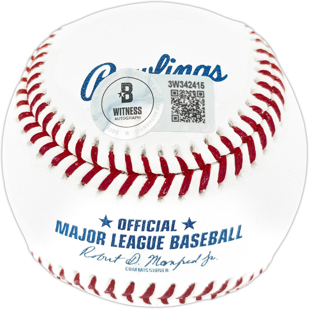 Albert Pujols Signed MLB Baseball St. Louis Cardinals "01 ROY" Beckett Wit