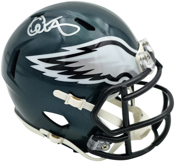 Alshon Jeffery Signed Philadelphia Eagles Green Speed Mini Helmet Beckett