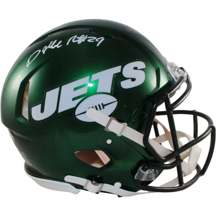 Darrelle Revis Autographed New York Jets Authentic Helmet Beckett 56477