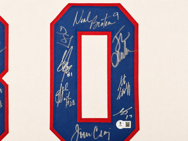1980 USA Miracle on Ice Signed White Jersey "Do You Believe" 18 Sigs BAS Witness