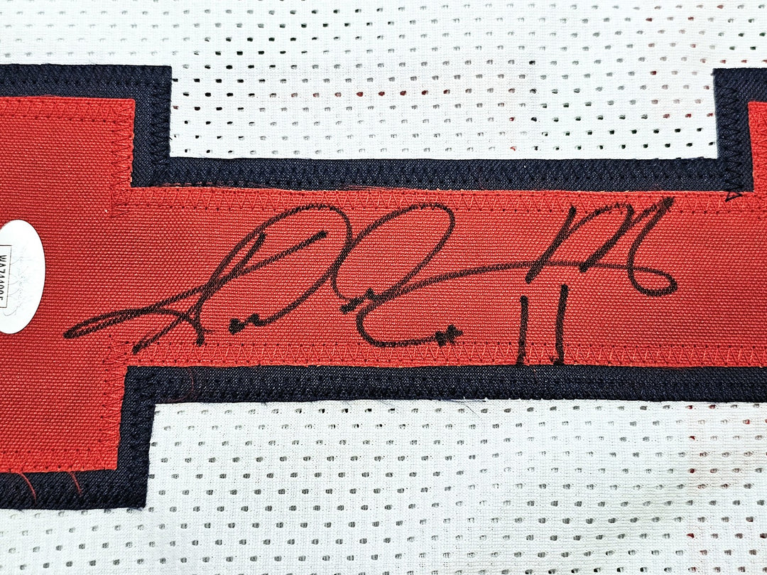 Team USA Karl Malone Autographed Signed White Jersey JSA