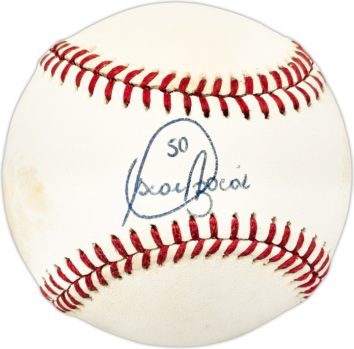 Oscar Azocar Signed Official AL Baseball Yankees, San Diego Padres Beckett QR