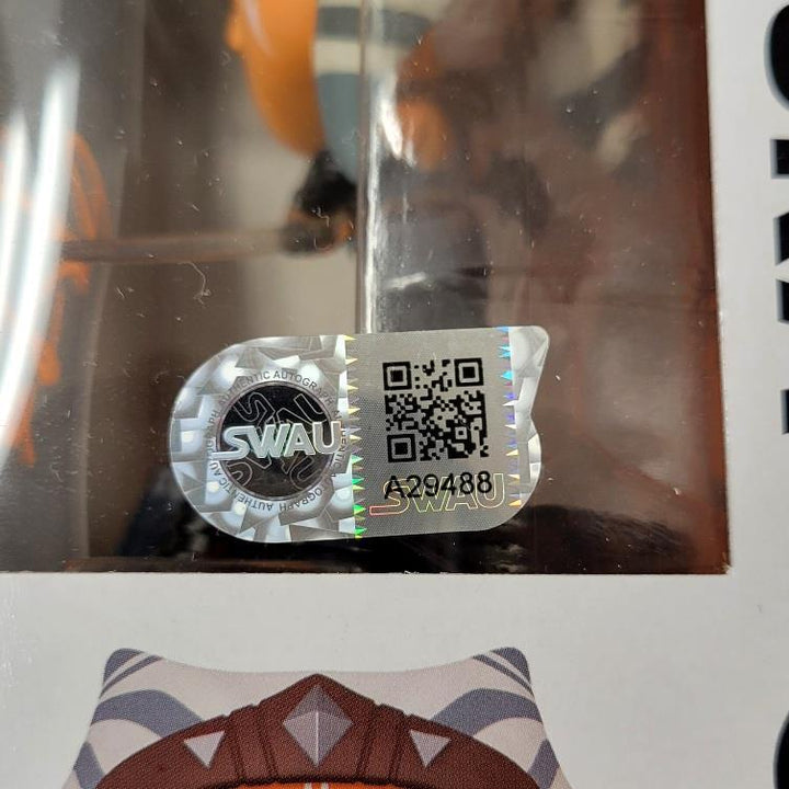 Rosario Dawson signed Ahsoka Tano Funko Pop Star Wars autograph ~ SWAU Holo