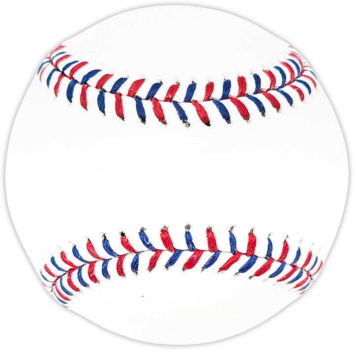 Kyle Tucker Signed 2022 ASG Logo MLB Game Baseball Cubs Astros Beckett Wit