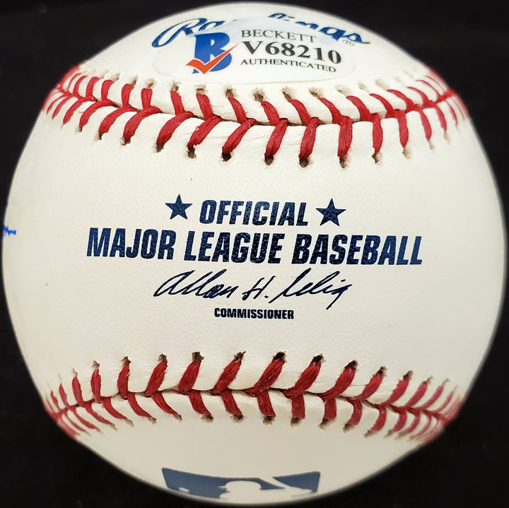 Jim Robertson Signed MLB Baseball Philadelphia A's Beckett #V68210