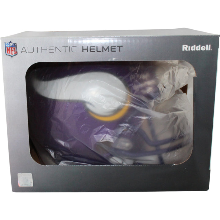 Adrian Peterson Signed Minnesota Vikings Pro VSR4 TB 3 insc Helmet Beckett 54599