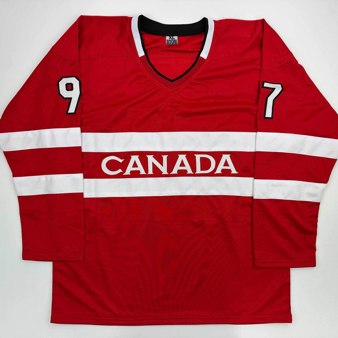 Facsimile Autographed Connor McDavid Canada 4 Nations Face-Off Reprint Jersey XL