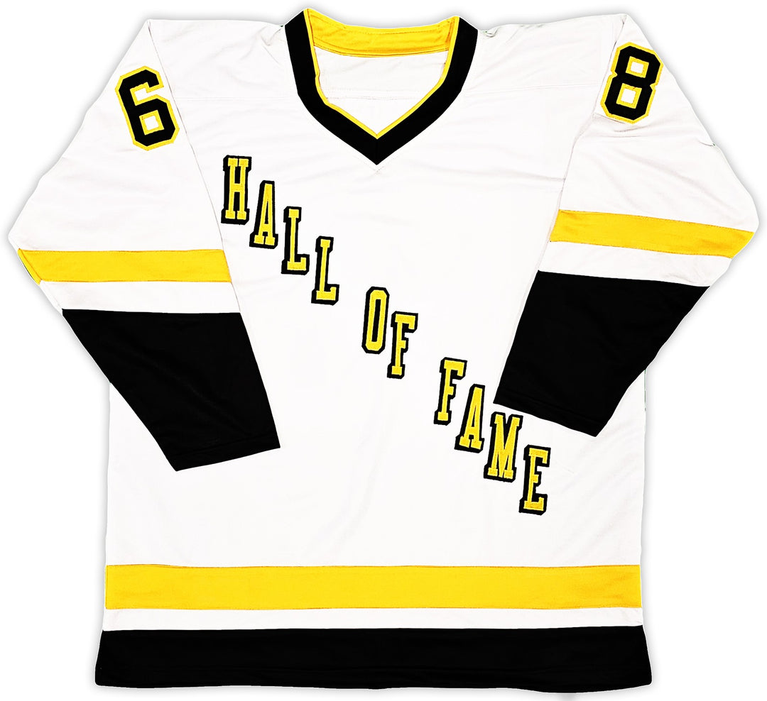 Pittsburgh Penguins Jaromir Jagr Autographed Signed White Jersey Beckett Witness