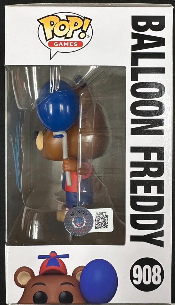 Josh Hutcherson signed Five Nights Balloon Freddy Funko Pop! auto Beckett BAS