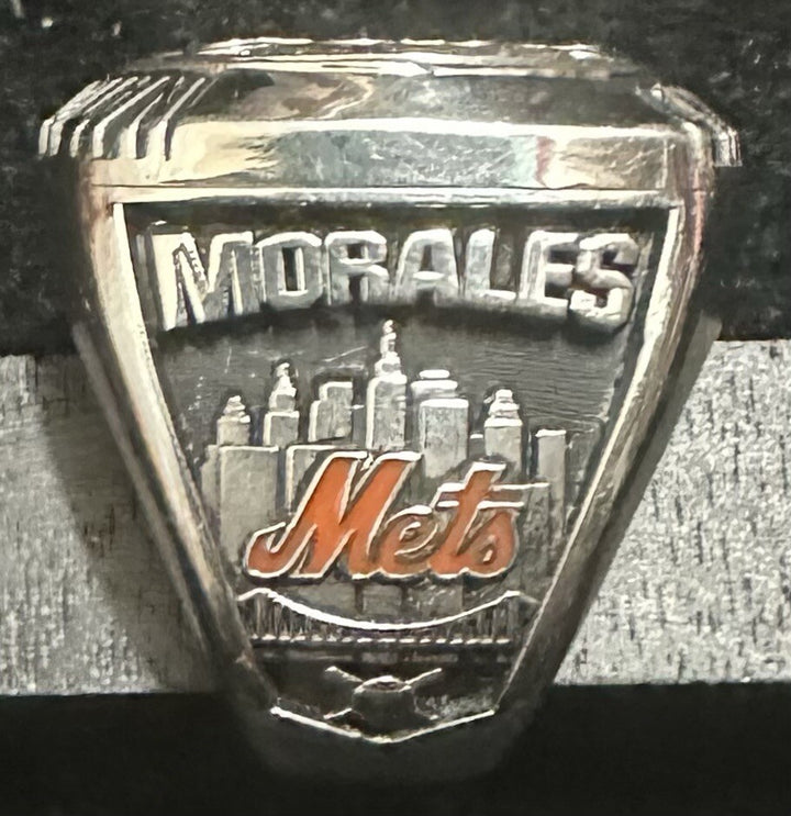 2015 Mets NLCS Champions Jostens Silver Elite Employee Team Issued Ring Morales