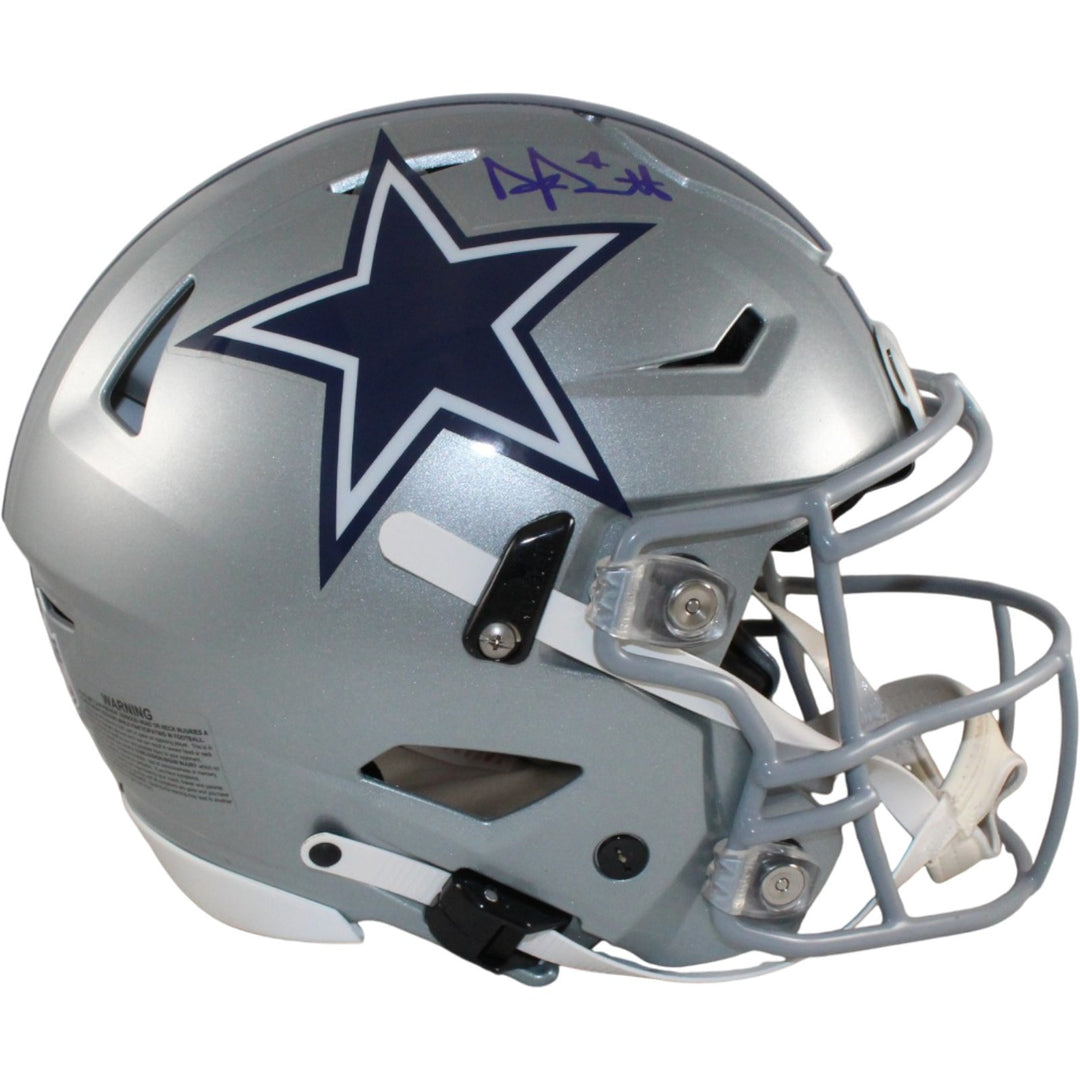 Dak Prescott Autographed Dallas Cowboys SpeedFlex Helmet Beckett 56283