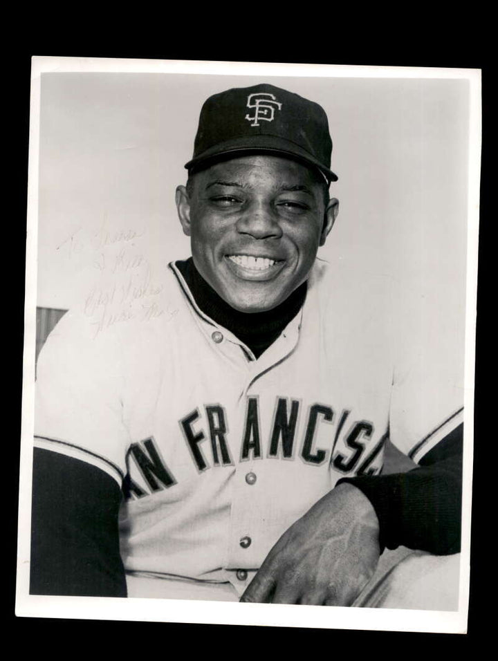 Willie Mays PSA DNA Vintage Signed  8x10 Photo Autograph Giants