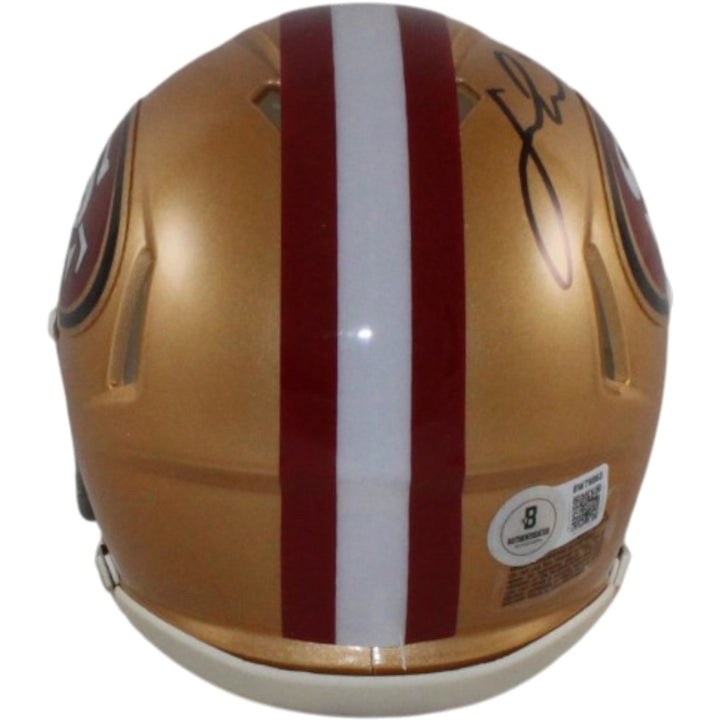 Fred Warner Autographed/Signed San Francisco 49ers Mini Helmet Beckett 56474