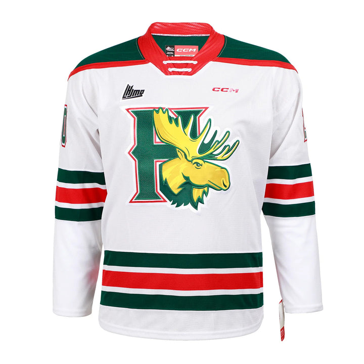Jakub Voracek Autographed Halifax Mooseheads White CCM CHL Jersey