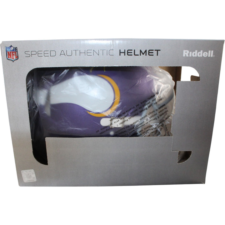Randy Moss Autographed Minnesota Vikings Authentic Tribute Helmet Beckett 56336