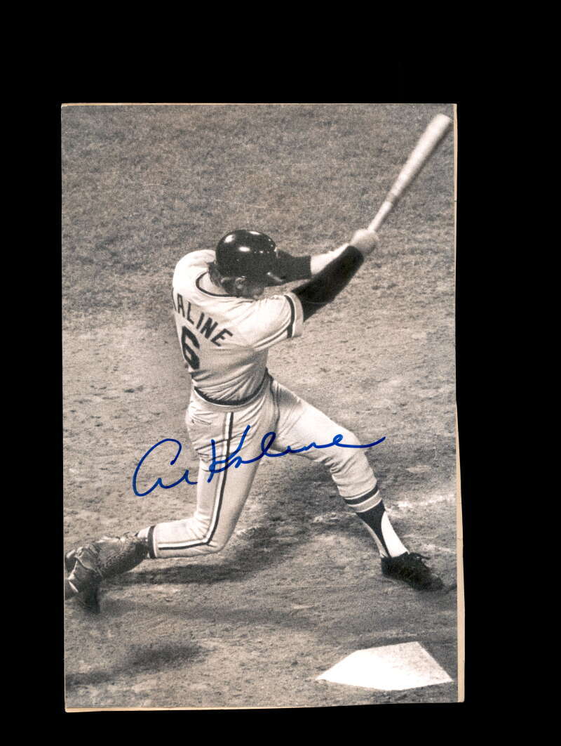 Al Kaline PSA DNA Signed 1974 9x6 Photo Autograph Tigers