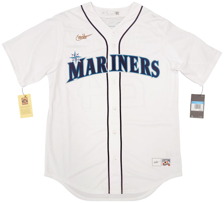 Seattle Mariners Ken Griffey Jr. Signed White Nike Cooperstown Edition Jersey