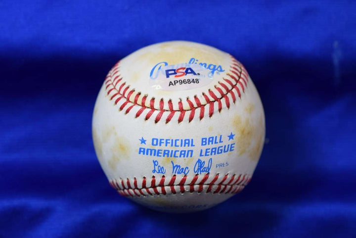 Joe Adcock PSA DNA Autograph Mac Phail American League OAL Signed Baseball