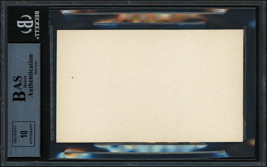 Jim Bottomley Signed 3x5 Index Card Cardinals Auto GM 10 Beckett #13264804