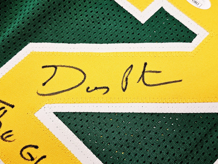 Seattle Supersonics Gary Payton Autographed Signed Green Jersey "The Glove" JSA