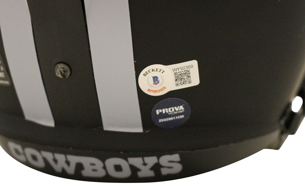 Emmitt Smith Signed Dallas Cowboys F/S Eclipse Speed Helmet Beckett 38868