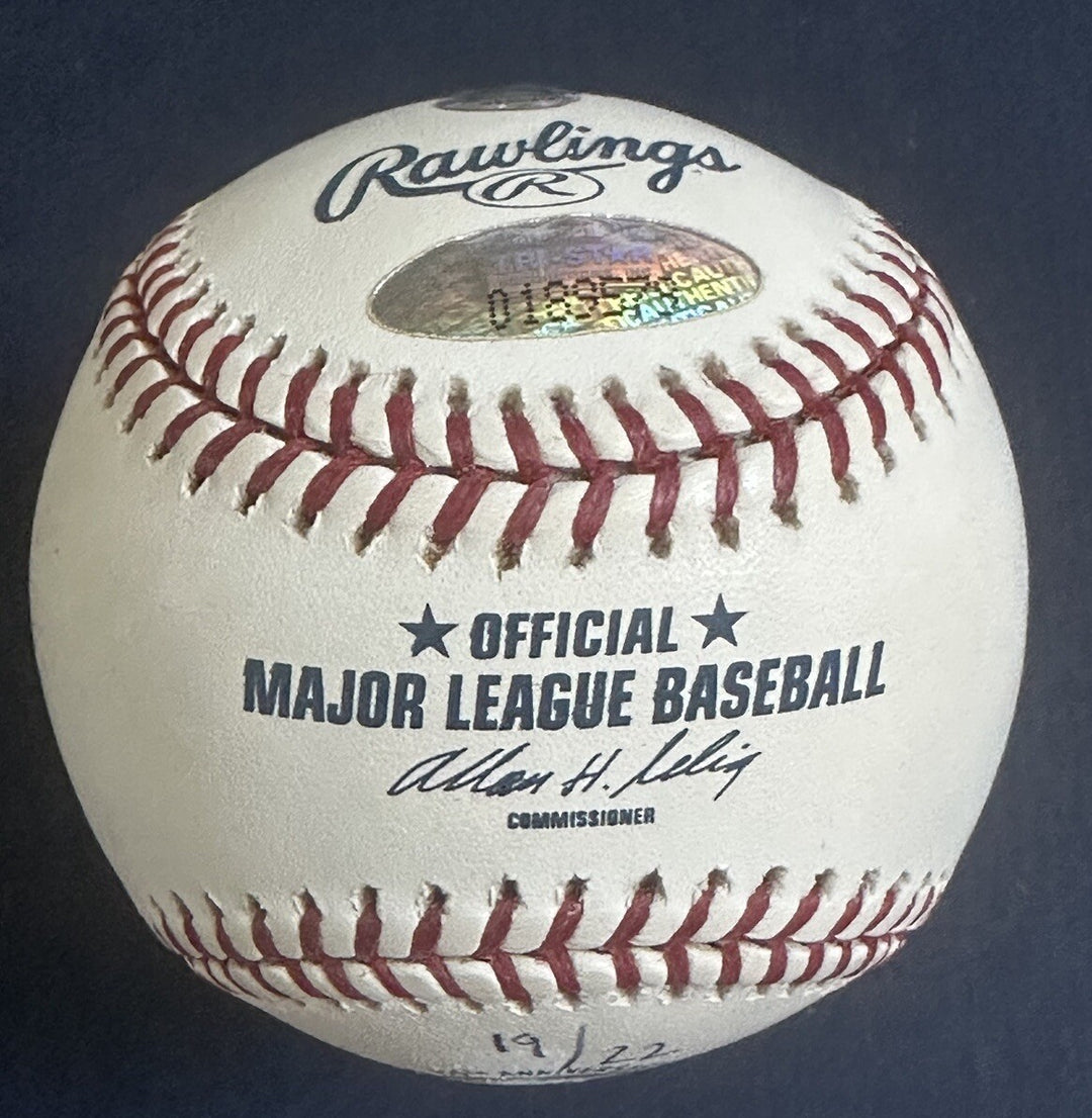 Roger Clemens Signed 100 Anniv Yankees Baseball Rocket Auto MLB Tri-Star Le /22