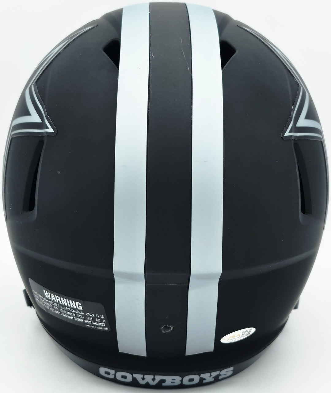 George Pickens Signed Cowboys Eclipse Black Full Sz Speed Rep Helmet JSA Witness