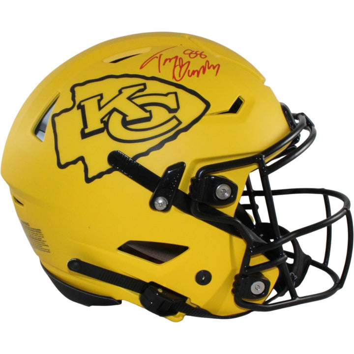 Tony Gonzalez Autographed Kansas City Chiefs SpeedFlex Rave Helmet Beckett 56430