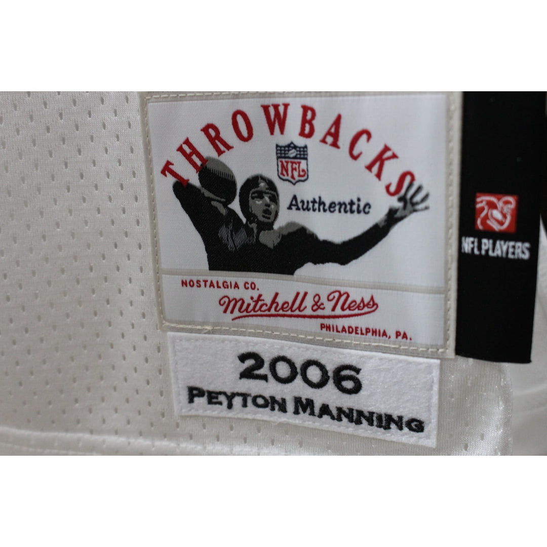 Peyton Manning Autographed Indianapolis Colts M&N Jersey sz 52 Fanatics 50868