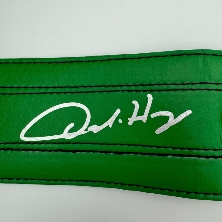 Autographed/Signed Oscar De La Hoya WBC Green Championship Belt BAS COA