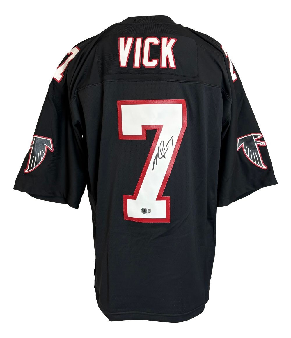 Michael Vick Signed Atlanta Falcons Mitchell & Ness NFL Legacy Jersey BAS ITP