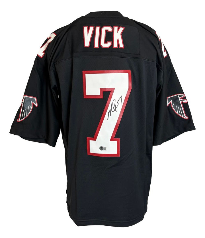 Michael Vick Signed Atlanta Falcons Mitchell & Ness NFL Legacy Jersey BAS ITP