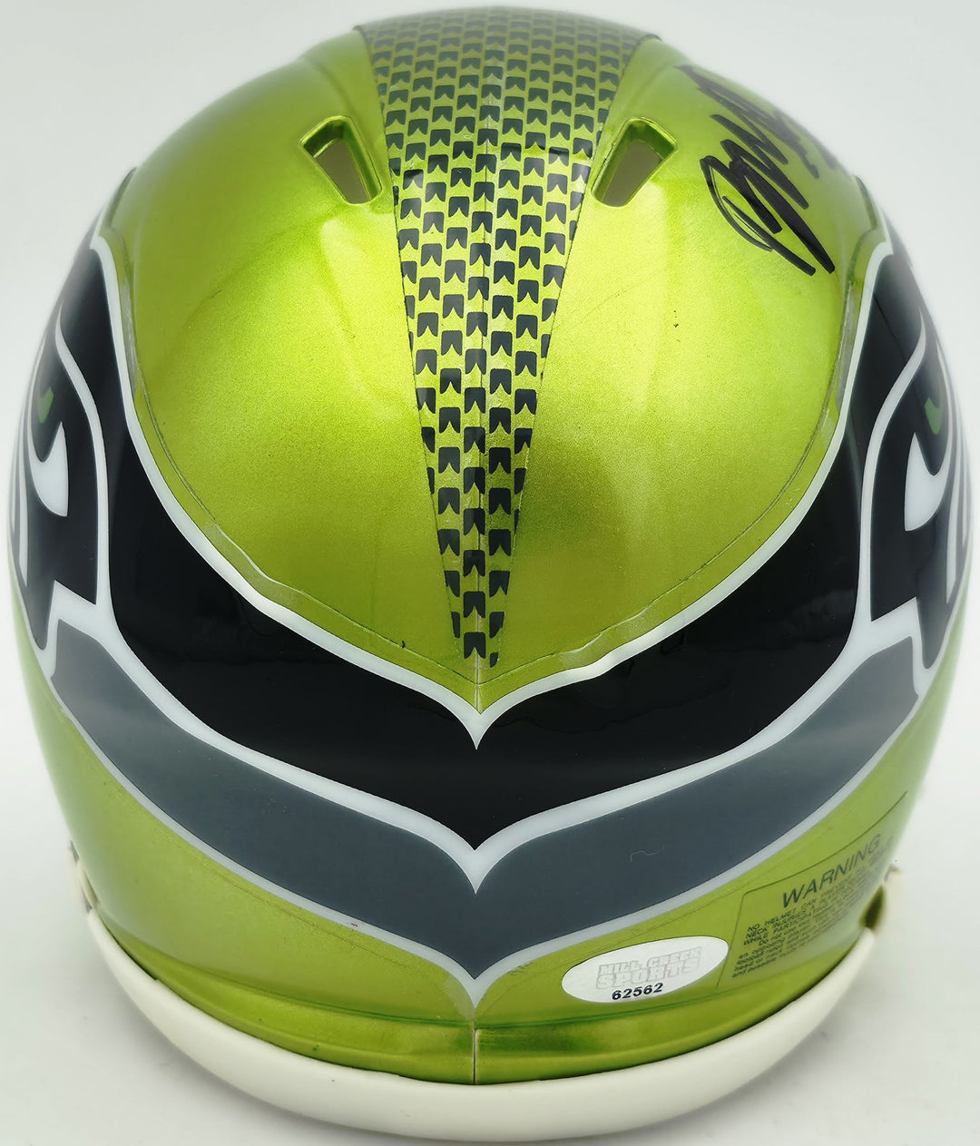 Byron Murphy II Signed Seattle Seahawks Flash Green Speed Mini Helmet MCS Holo